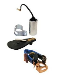 5 to 7.5 L ignition kit Mercruiser, Volvo, OMC, Crusader Flat cap Mallory V8 (mallory ignition, flat lid with plug cables out of the page) Replaces OEM: 20117