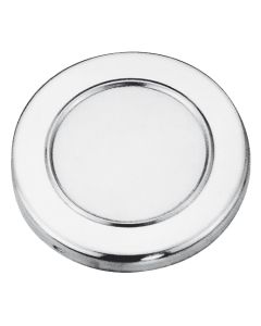 Ceiling Light FLUSH M. SS. Aluminum base with stainless steel cover.