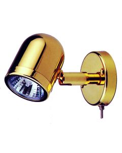 Wall lamp, 12V brass