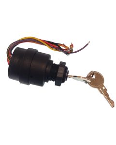 Ignition lock with Choke and 3 positions and six connection points with wire