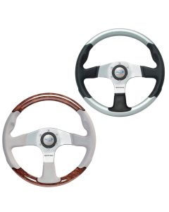 Black wheel, made in aluminum and PVC