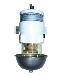Racor 500 Maximum flow 227 liters per. hour. When engines demand heavy duty, high capacity water separation and fuel filtration, impeller type is the most complete, efficient and reliable engine protection you can install