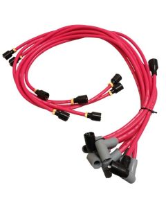 5 - L Plug Cable Kit for Mercruiser, Volvo, OMC, GM, Ford V8 delco - Flat Cap Replaces OEM: 3857166