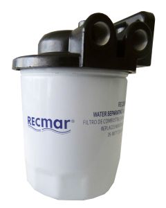 Fuel filter set 25 micron with aluminum foot Replaces OEM: 35-60494A4