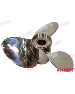 Stainless Steel duo propellers A6 / A7 / B6 / C5 / 3 leaves leftward propeller. This is the forward propeller Replaces OEM: 806189