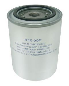2.3 to 4.3 L oil filter for gasoline Mercruiser, Volvo and GM engines V8 Ford (2.3L, V8, 302, 351) is replaced OEM: 835779