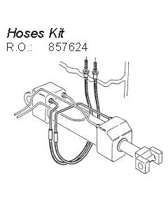 Hydraulic hose to trim motor Volvo Replaces OEM: 857624