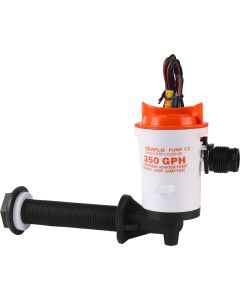 LIVE WELL PUMP 350 G. 12V ELBOW