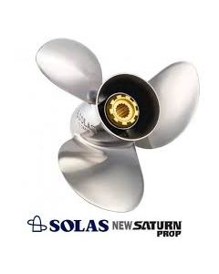 Solas NEW SATURN Steel propeller for Tohatsu 60 - 140hp 2T select pitch for your propeller here